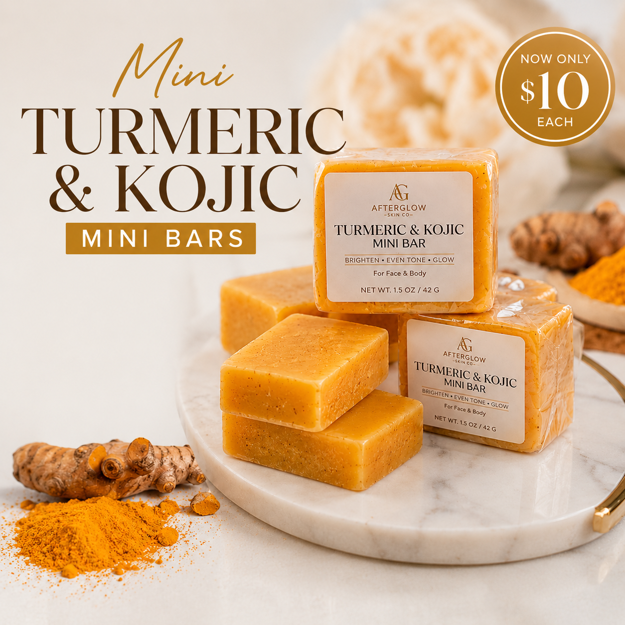 TURMERIC & KOJIC MINI BARS
